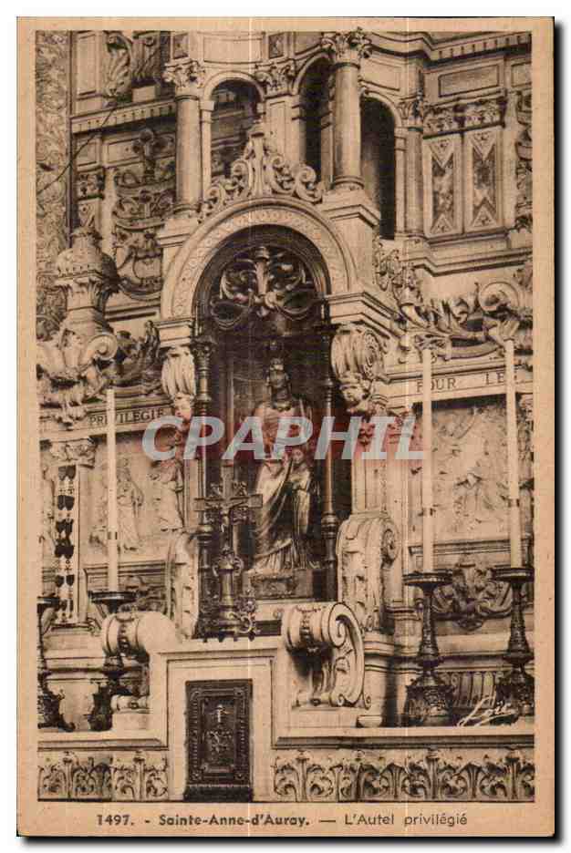 CPA Sainte Anne d Auray L Autel privilegie