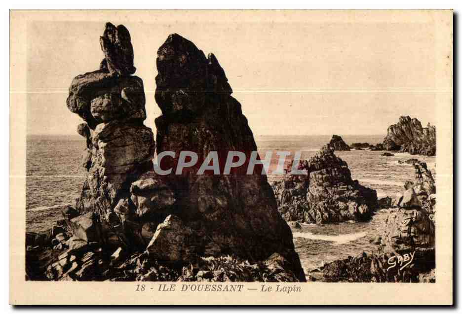 Ile d'Ouessant — Le Lapin — Saby n°18