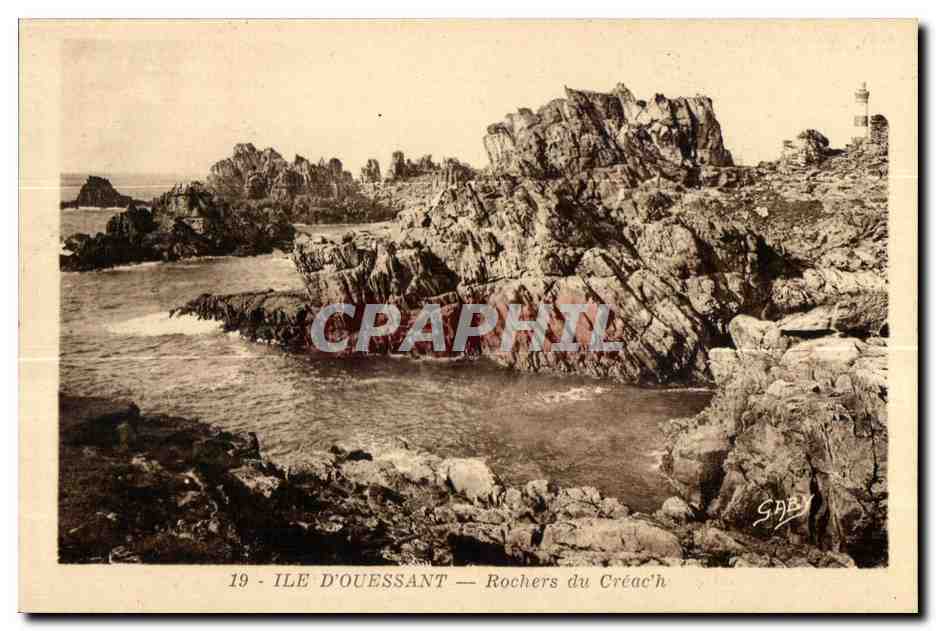 Ile d'Ouessant — Rochers du Créac'h — Saby