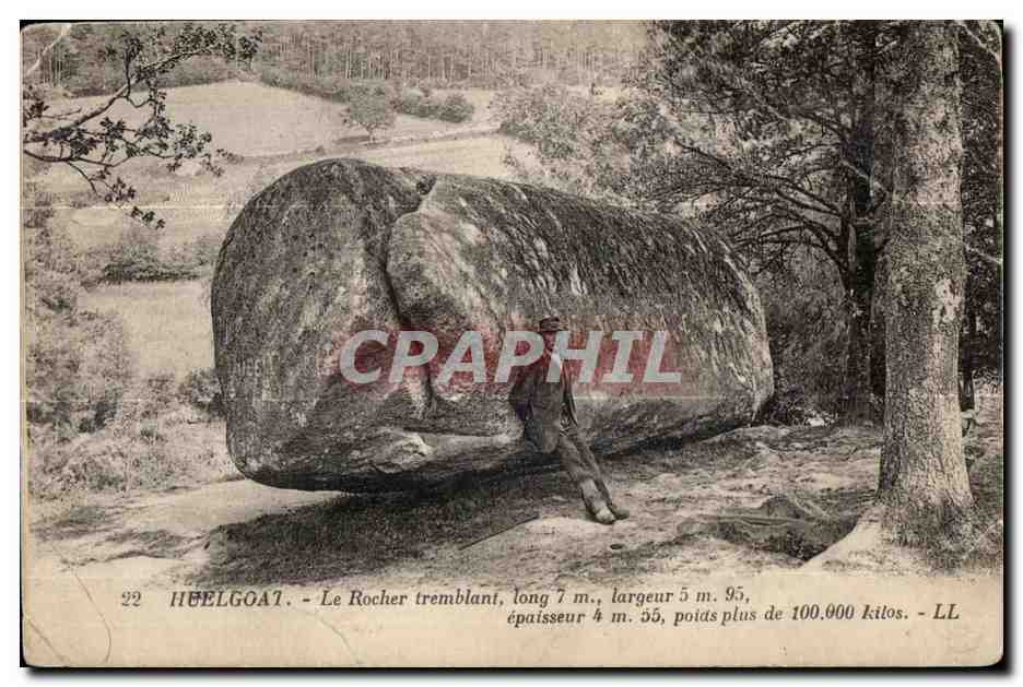 CPA Huelgoat Le Rocher tremblant