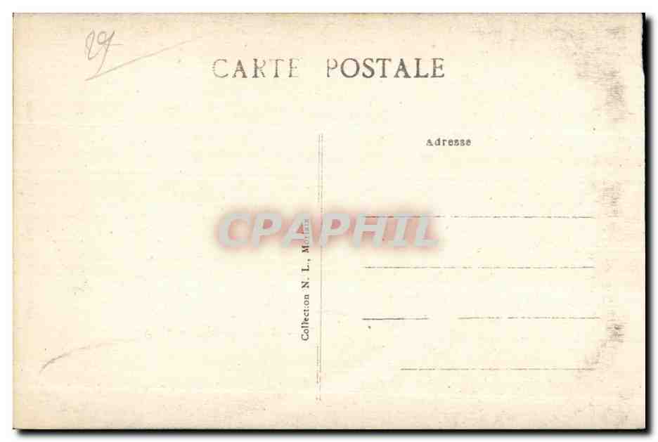 CPA Lampaul (Finistere) Le Benitier du Diable — Rückseite