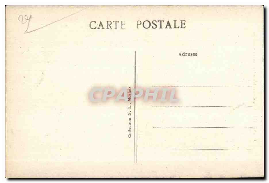 CPA Lampaul (Finistere) L Ossuaire et les Calvaires — Rückseite