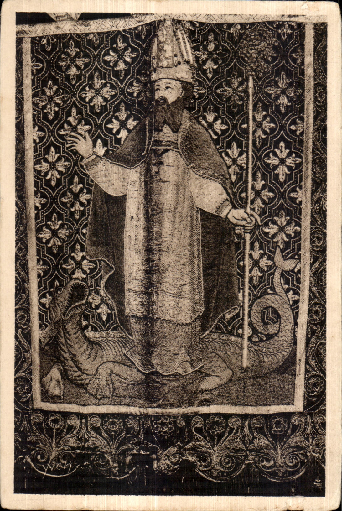 CPA Lampaul (Finistere) Banniere du XVI siecle (Saint Paul)