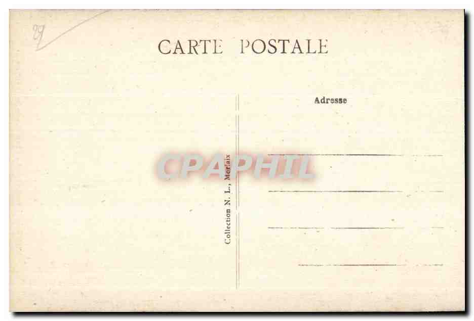 CPA Lampaul (Finistere) La Chute des Anges (XVII siecle) — Rückseite