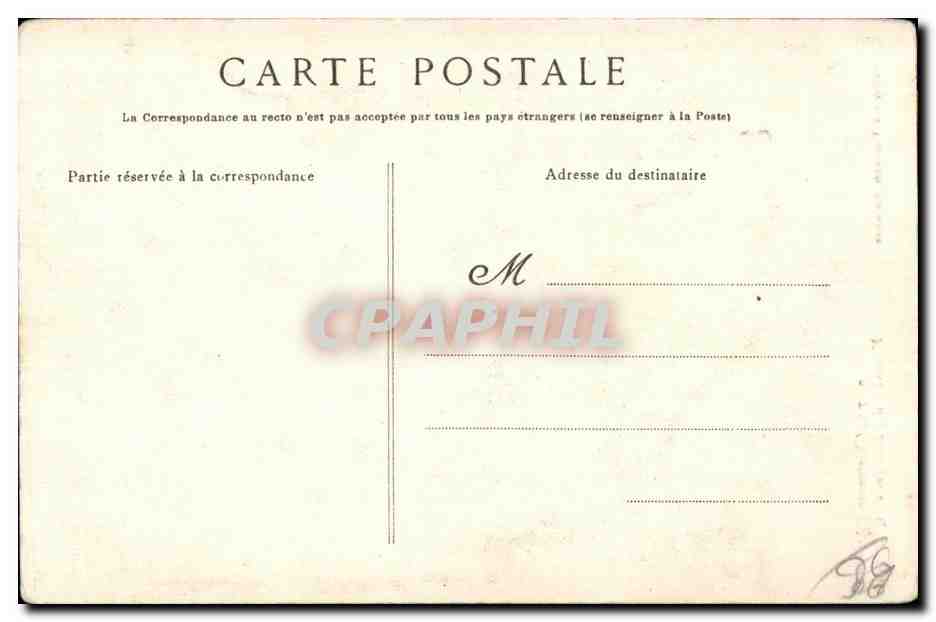 CPA Chartreuse d Auray Mausolee des Martyrs de Quiberon — Rückseite
