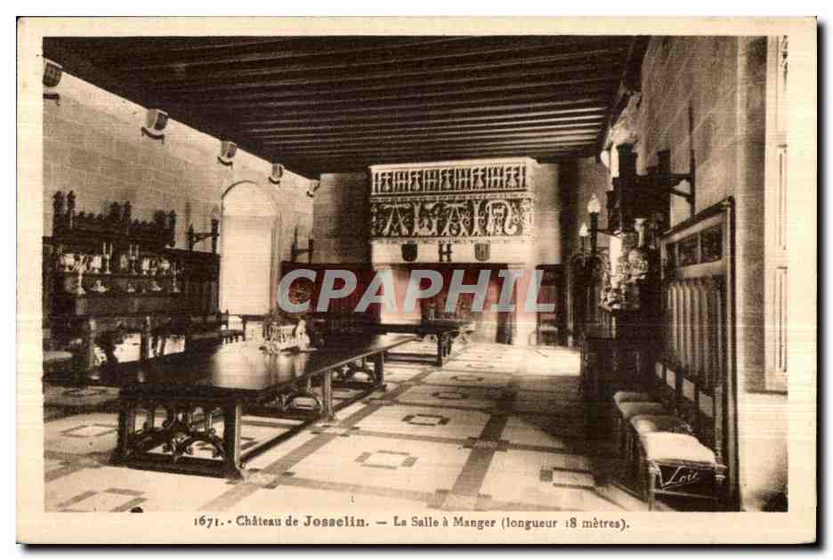 Château de Josselin — La Salle à Manger (longueur 18 mètres)