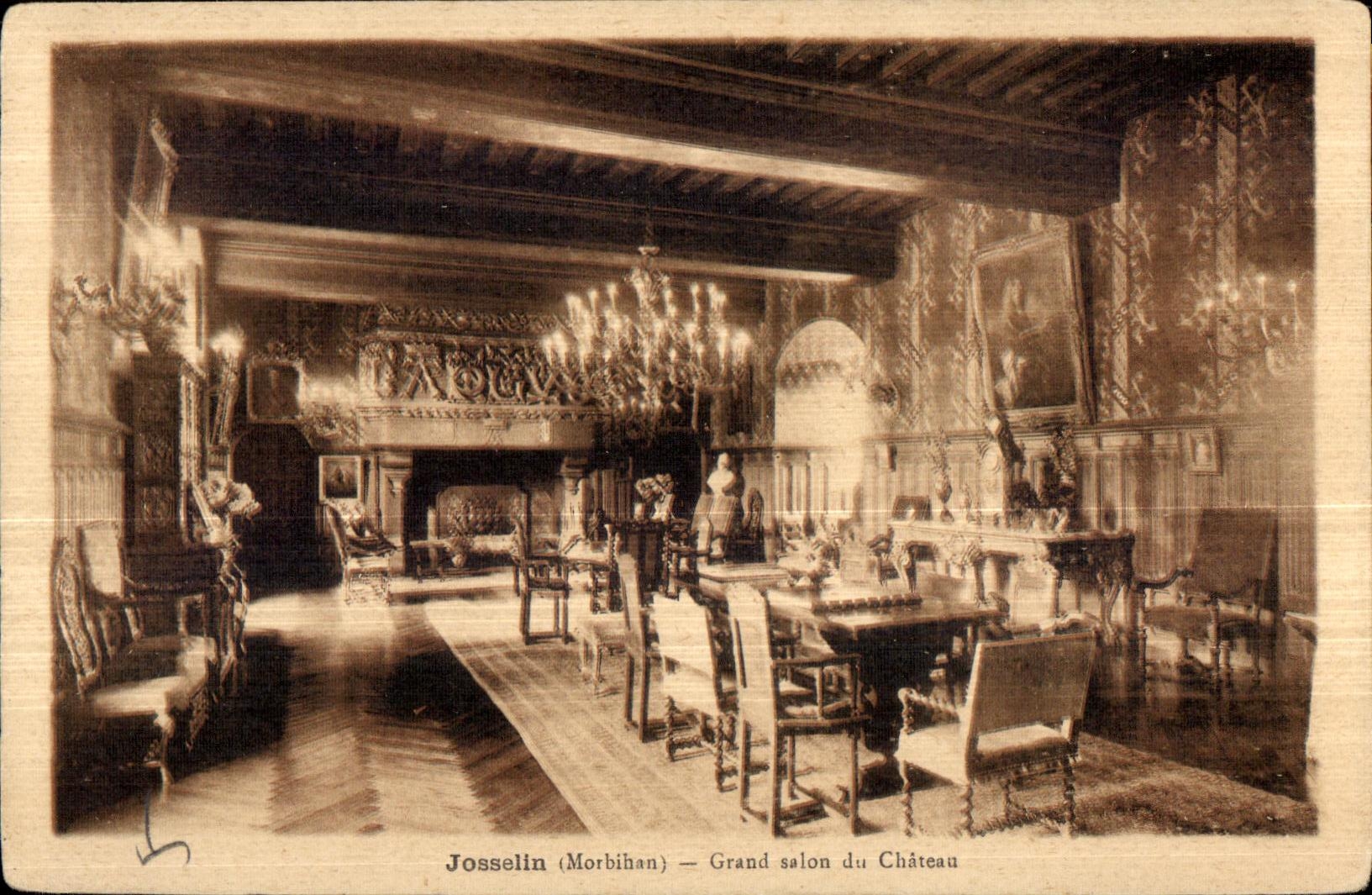 Josselin (Morbihan) — Grand salon du Château