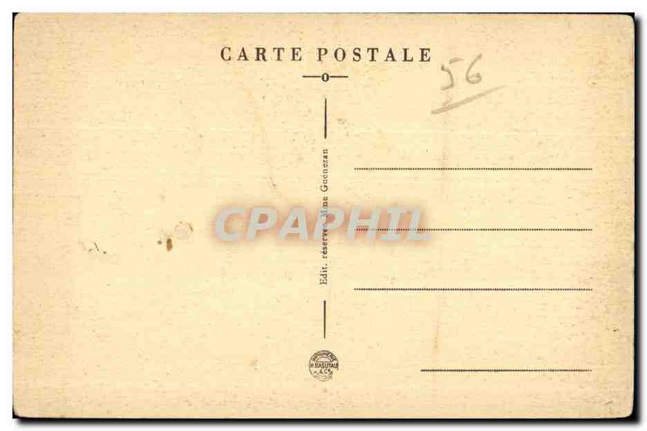 Josselin (Morbihan) — Grand salon du Château — Verso