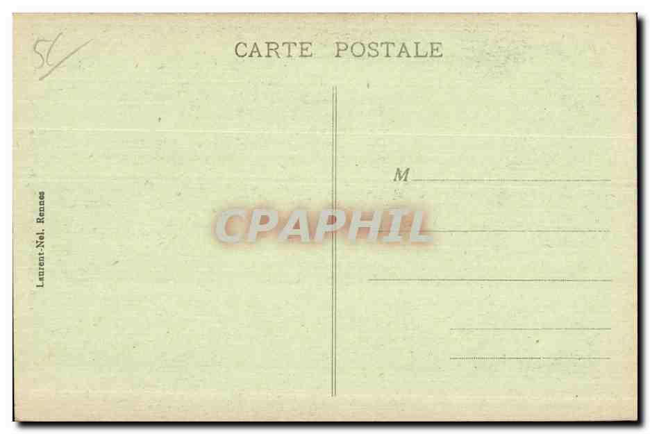 CPA Carnac Porche de l Eglise — Back