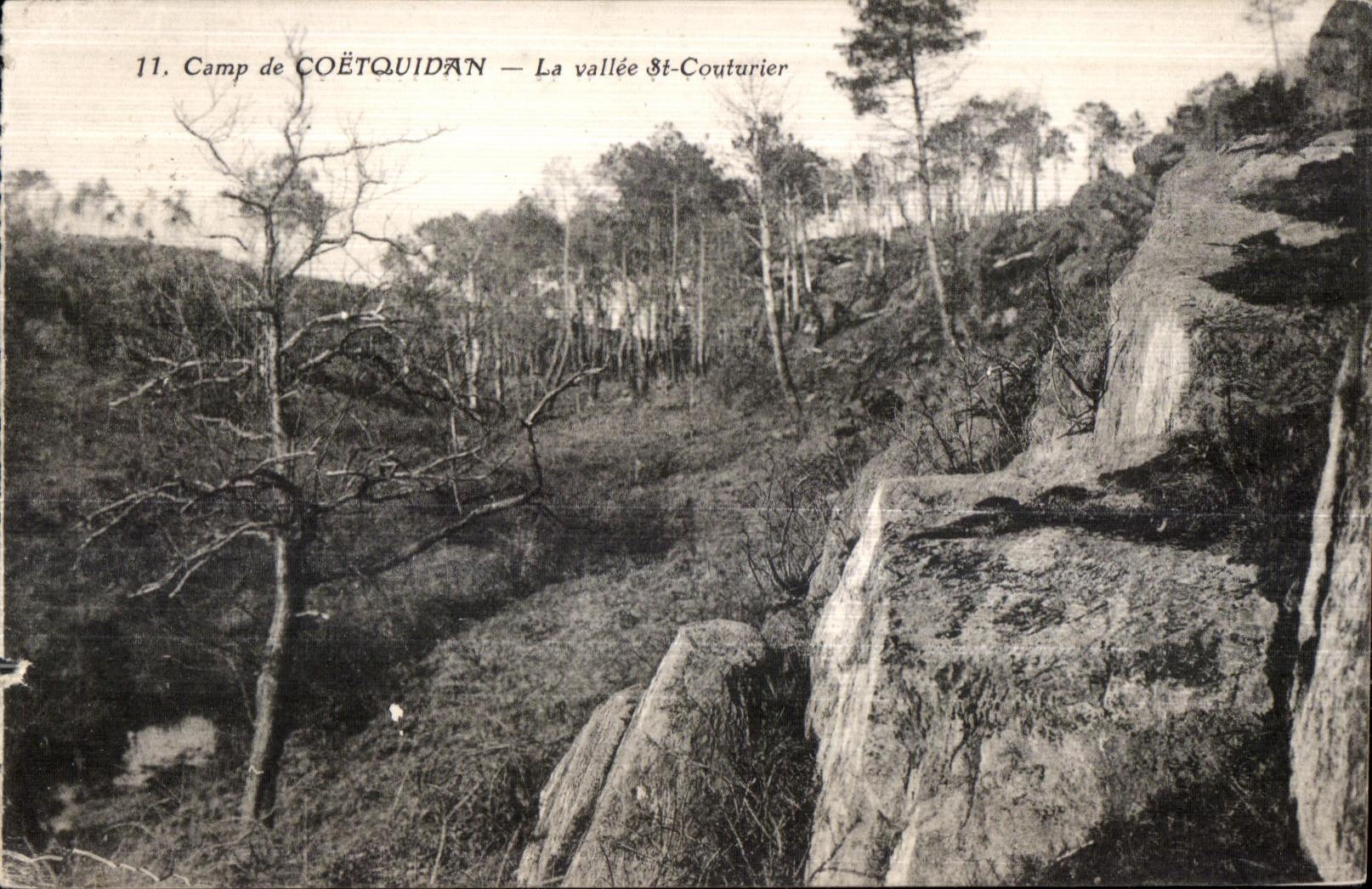 CPA Camp de Coetquidan La Vallee St Couturier