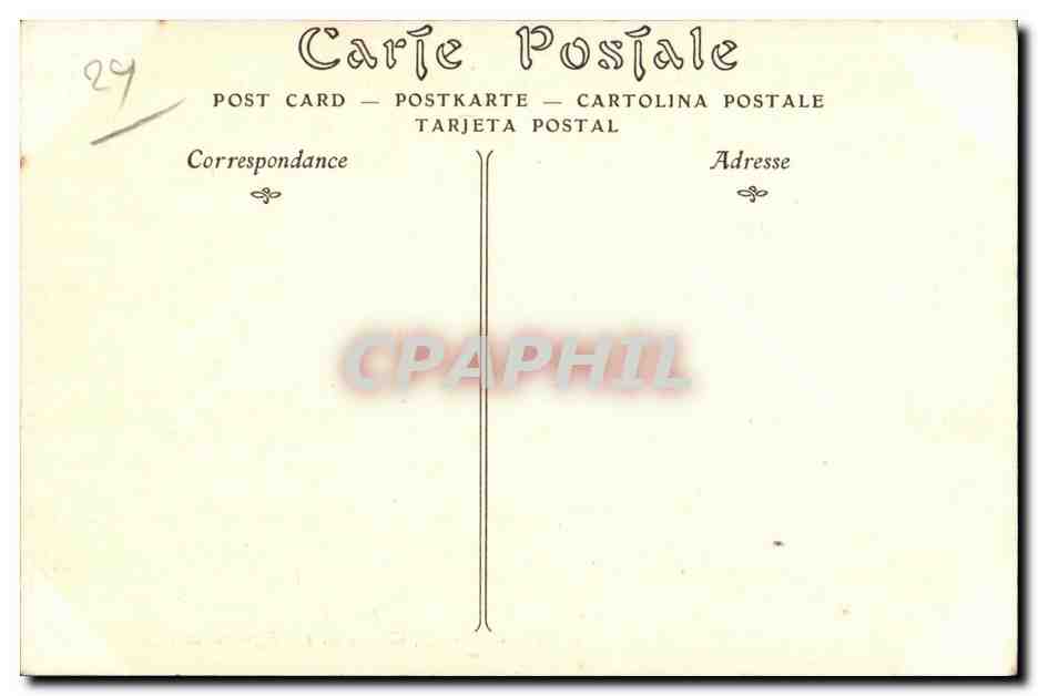 CPA Brest L Entrce du Cbateau Caserne du Regiment de Ligne velo Militaria  — Rückseite