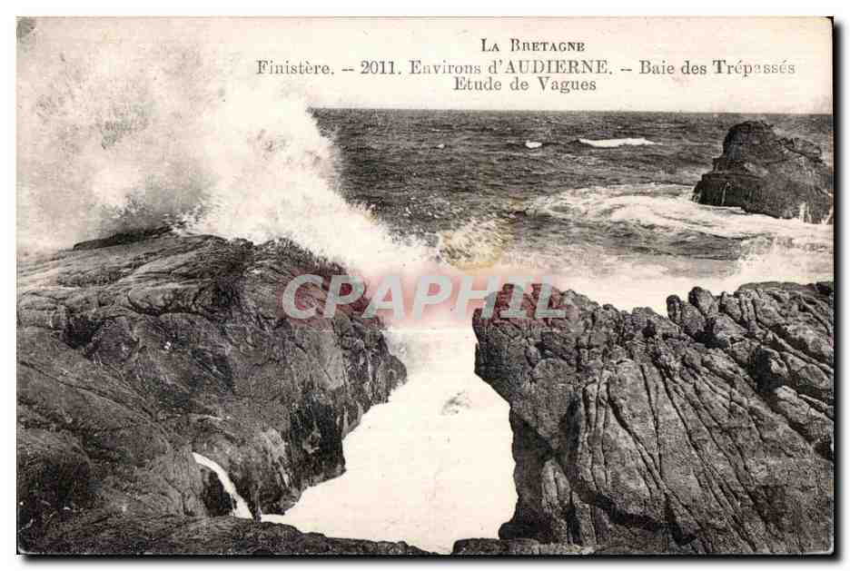 CPA d Audierne La Bretagne Finistere Baie des Trepasses Etude de Vagues