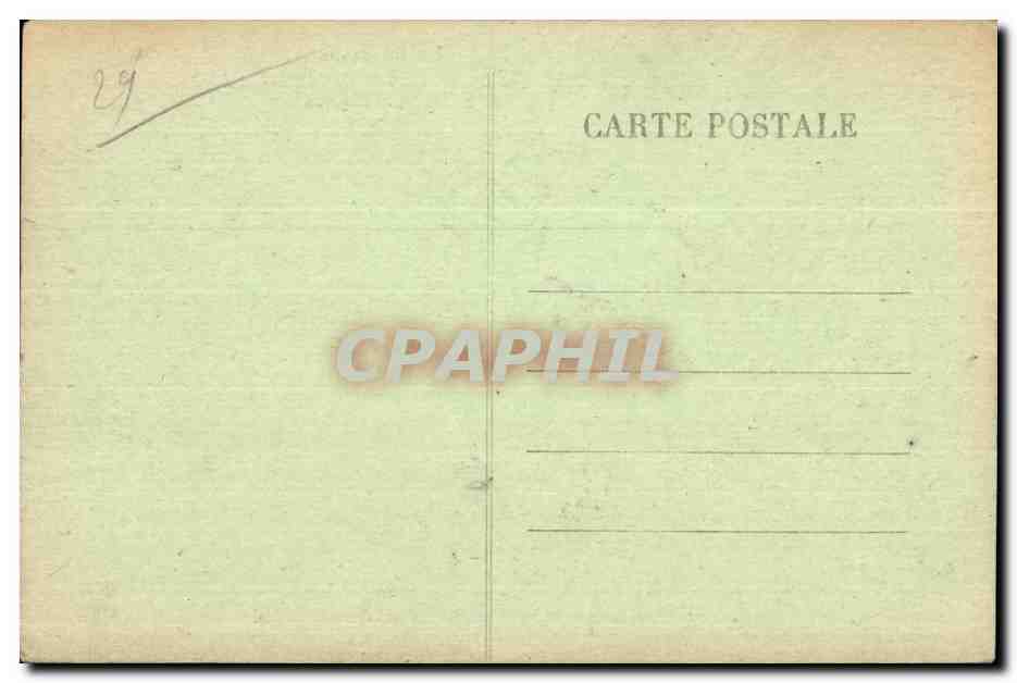 CPA d Audierne La Bretagne Finistere Baie des Trepasses Etude de Vagues — Rückseite