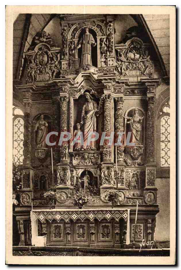 Autel de Saint-Joseph — Guimiliau (Finistère) — Éditions d'Art 'VON' Paris