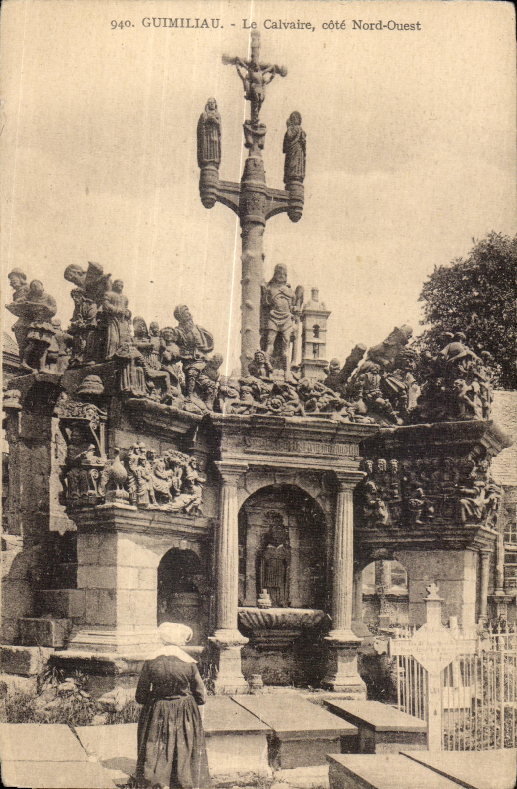 Guimiliau - El Calvario, lado Noroeste — n° 940