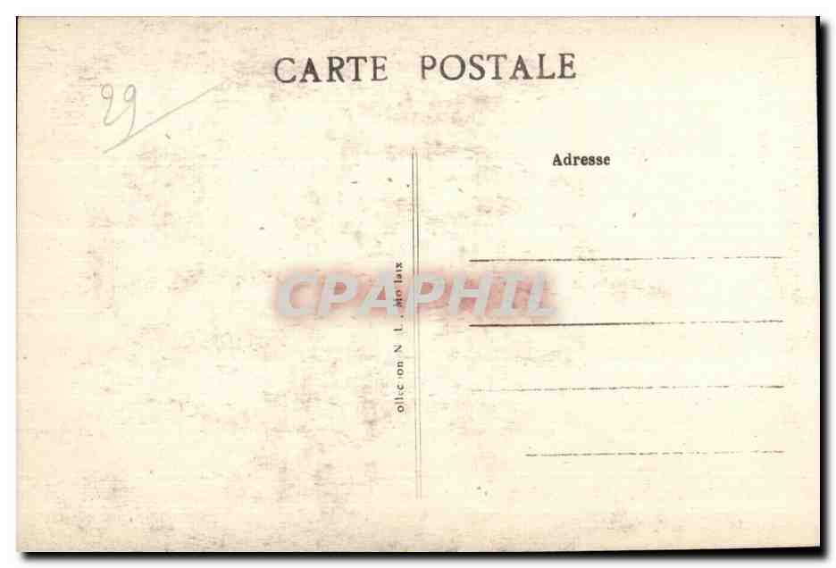 Guimiliau (Finistère) — Der Große Portal (16. Jahrhundert) — Antike Ansichtskarte — Rückseite