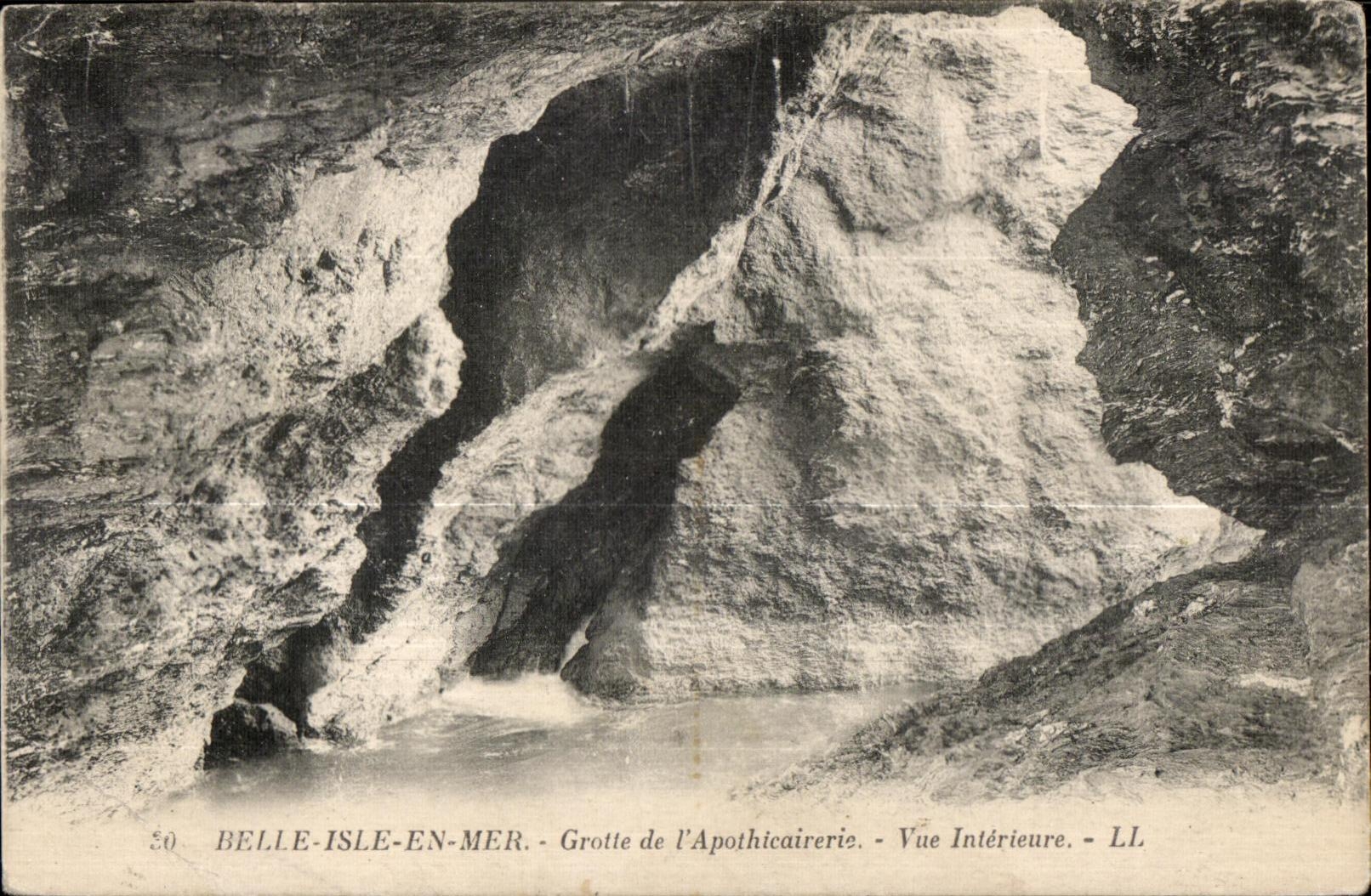 Belle-Île-en-Mer — Grotte de l’Apothicaire — Vue Intérieure — LL
