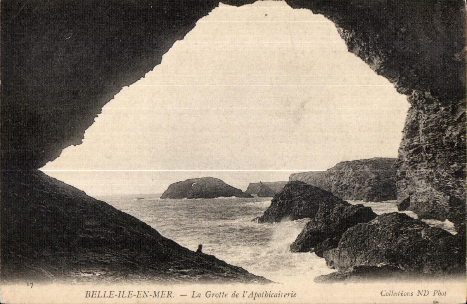 Belle-Île-en-Mer — Die Höhle Apolbicairerie — Collections ND Phot
