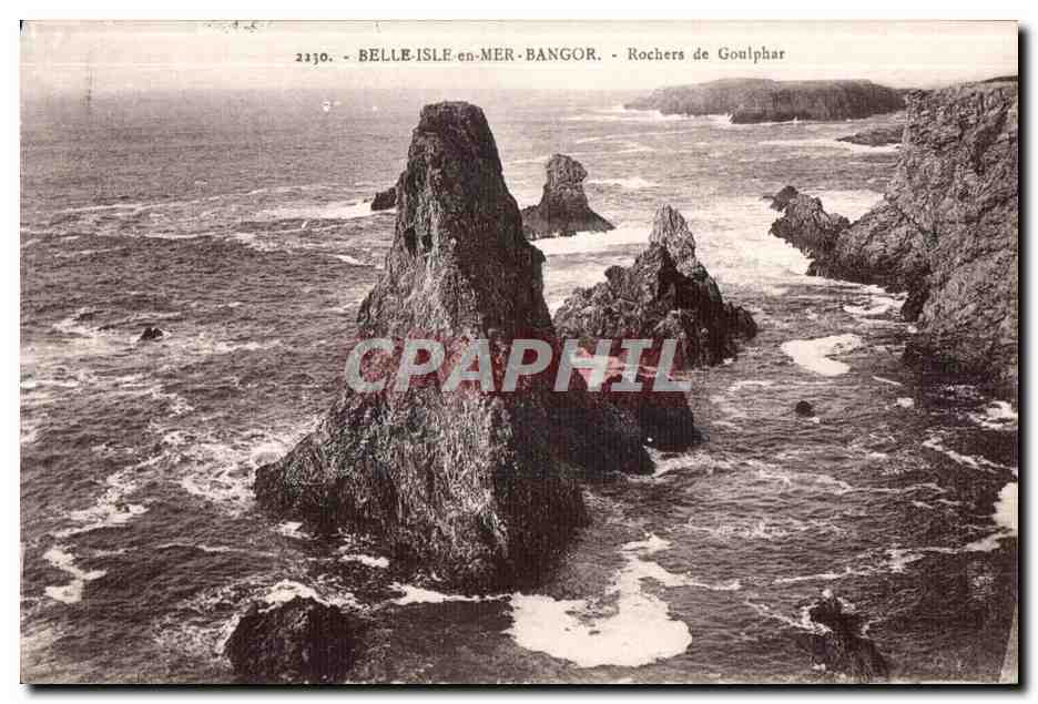 Belle-Île-en-Mer - Bangor - Rochers de Goulphar