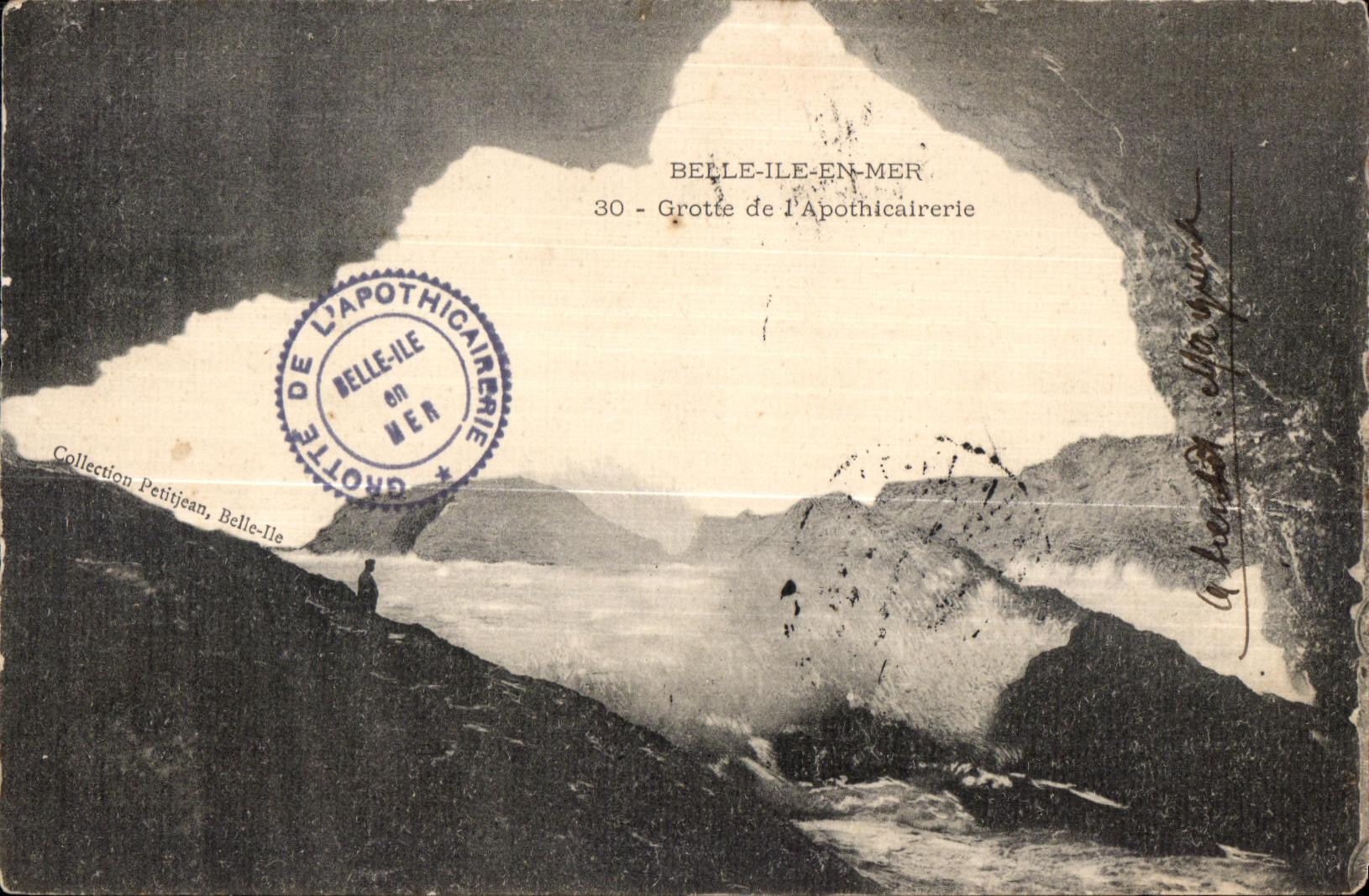 Belle-Île-en-Mer — Grotte de l'Apothicaire — éditeur L'Apothicaire, n°30