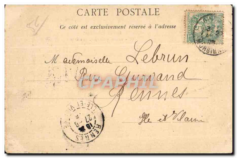 Belle-Île-en-Mer — Grotte de l'Apothicaire — éditeur L'Apothicaire, n°30 — Verso