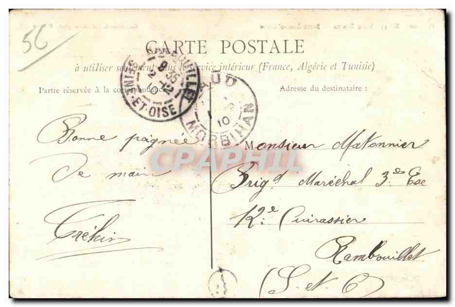 CPA Scala Sancta Sainte Anne D auray  — Rückseite