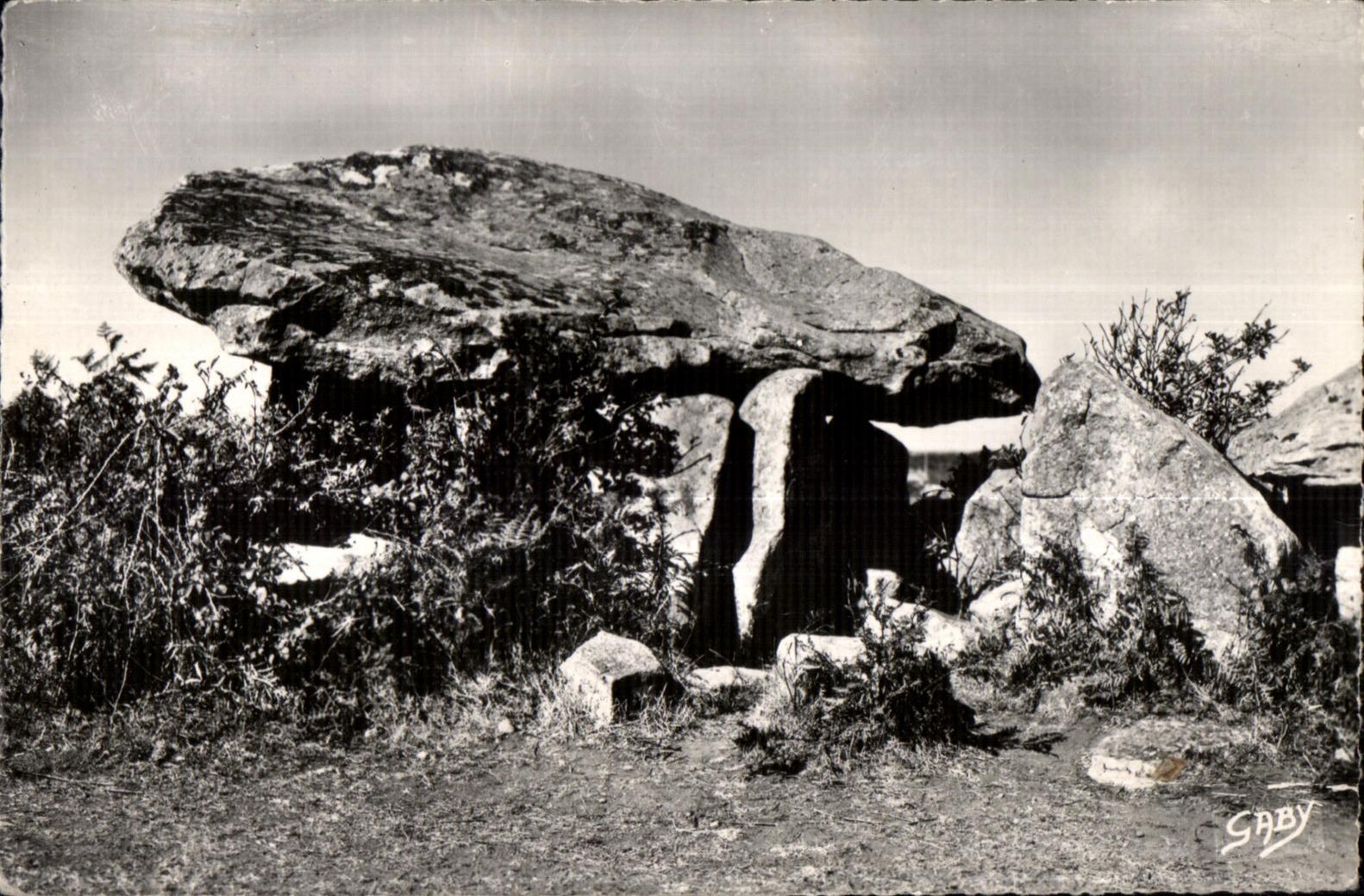 CPA Ile Aux Moines (Morbihan) Le Dolmen de pen Hop