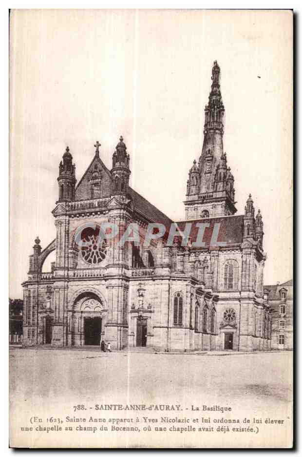 CPA Sainte Anne d Auray La Statue (Morbihan) La Basilique 