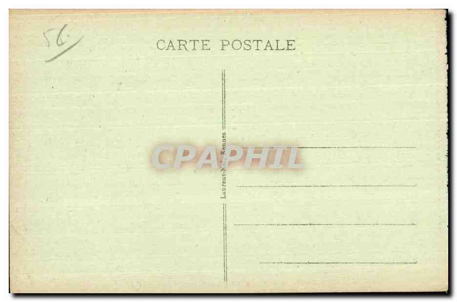 CPA Ste Anne d Auray Le Calvaire et le Cloitre — Verso