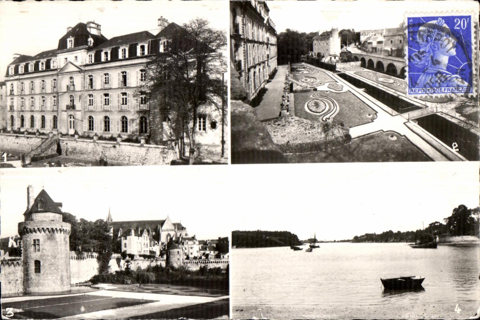 Vannes — Le Château de l'Hermine, Jardins, Tour du Connétable et Golfe du Morbihan — Photo Crolard, Lorient