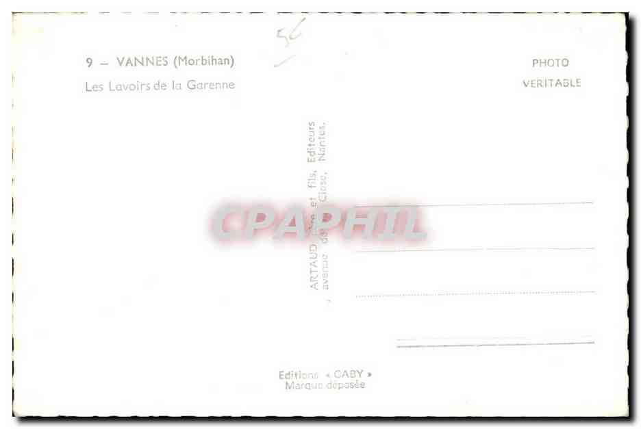 Les Lavoires de la Garenne — Vannes (Morbihan) — Éditions Caby — Reverso