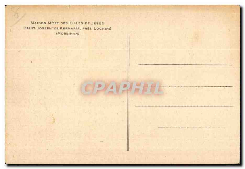 Grotte de Lourdes — vue de la grotte artificielle avec maison en arrière-plan — éditeur non visible, n° de série 11 — Rückseite