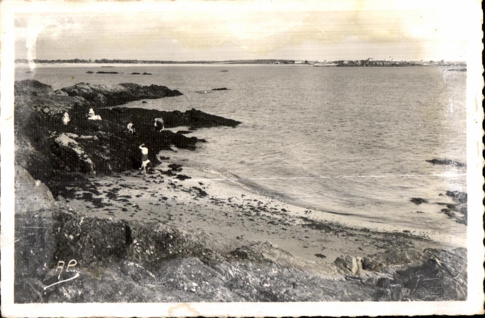 CPSM Kervoyal (Morbihan) les rochers de Cromenach