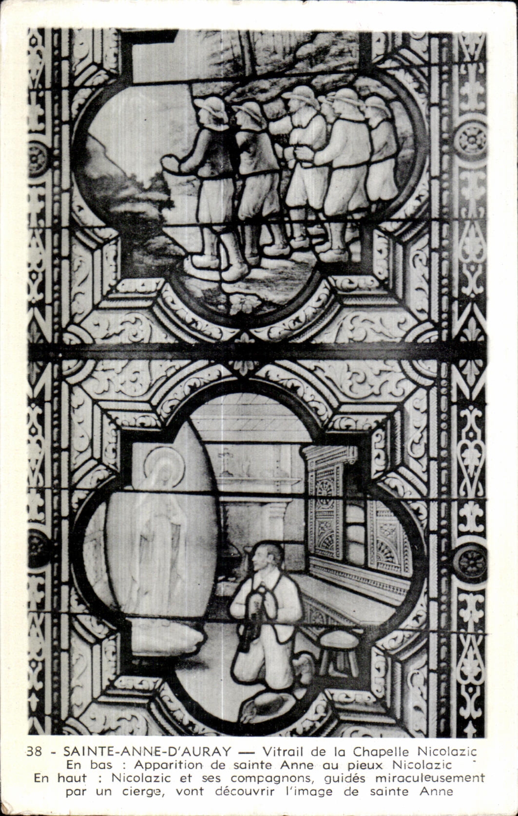 CPA Sainte Anne D Auray Virtrail de la Chapella Nicolazic