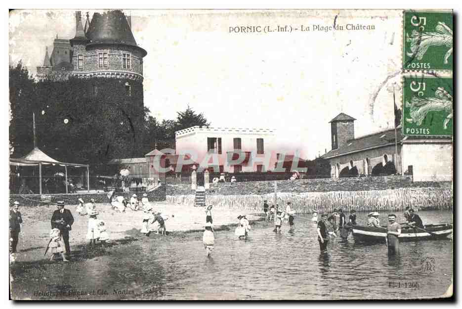 CPA Pornic (L -Inf ) La Plage du Chateau
