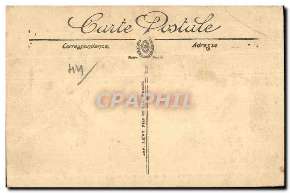 CPA Pornic Le Chateau Marie Montante — Rückseite