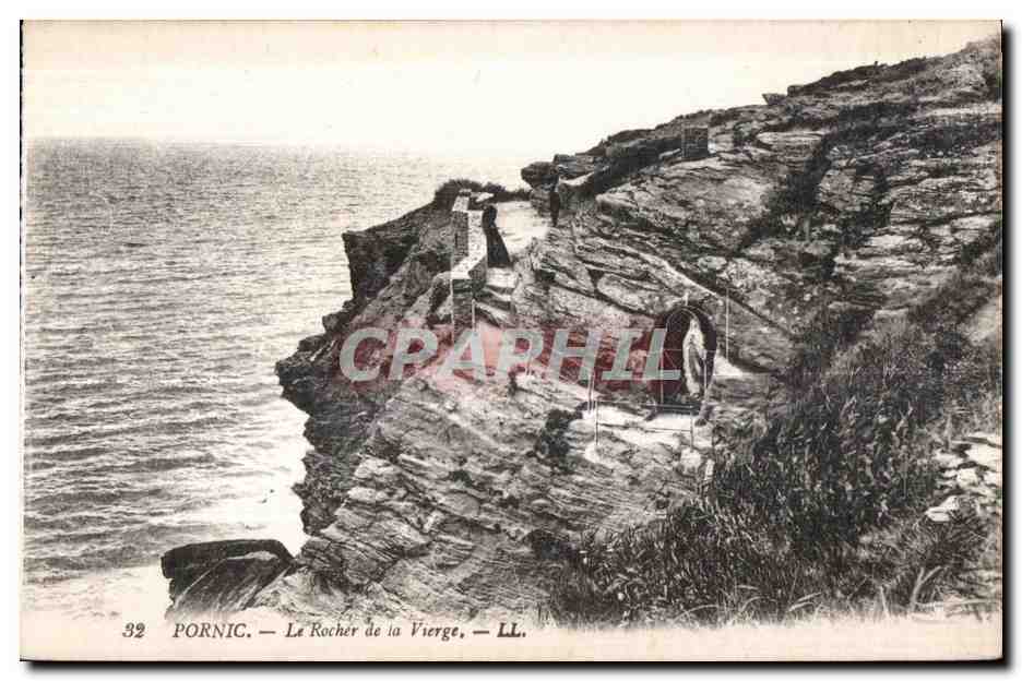 CPA Pornic Le Rocher de la Vierge