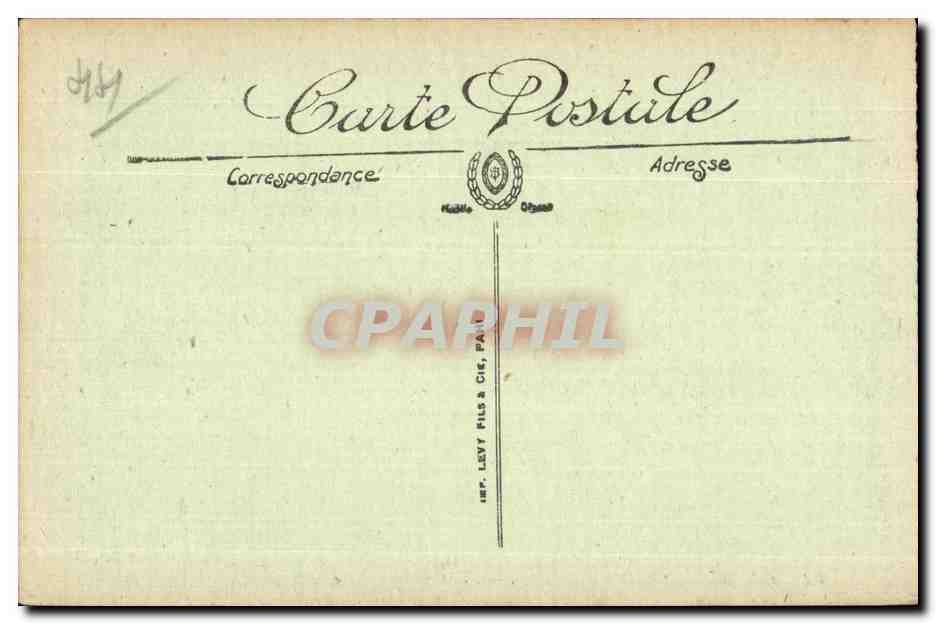 CPA Pornic Le Rocher de la Vierge — Rückseite