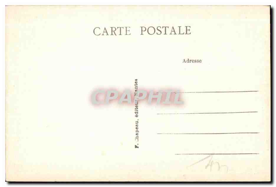 CPA A Pornic (Loire-Inf ) Costume des Pornicaises vers 1835 Folklore Costume — Back