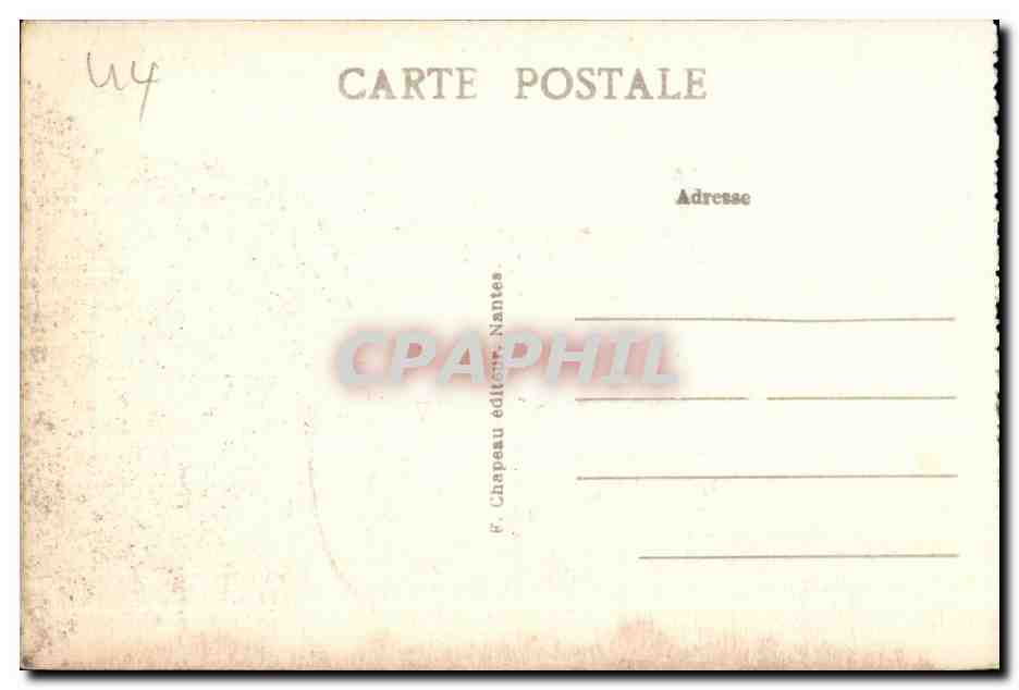 CPA Environs de Pornic Le Clion sur Mer (Loire-Inf ) La Cote a la Josellere College Saint Joseph sur Mer — Rückseite