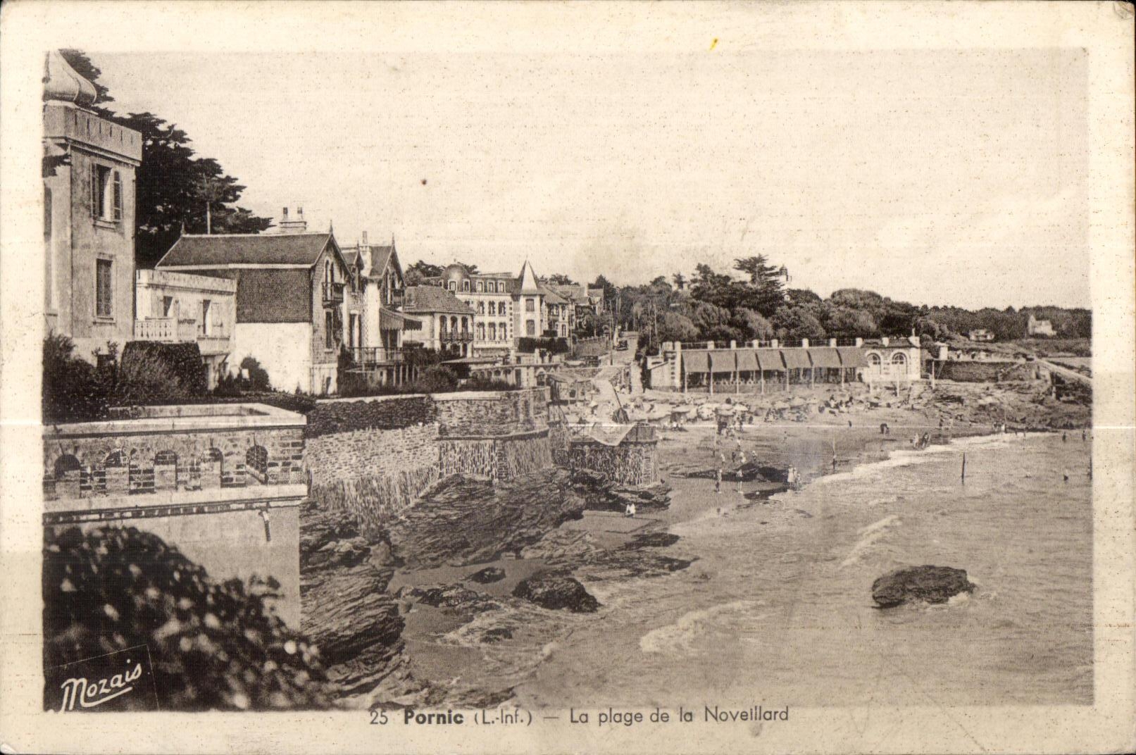 CPA Pornic (L Inf) La plage de la Noveillard
