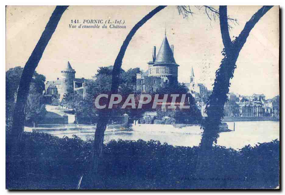 CPA Pornic (L Inf) Vue d ensemble du Chateau