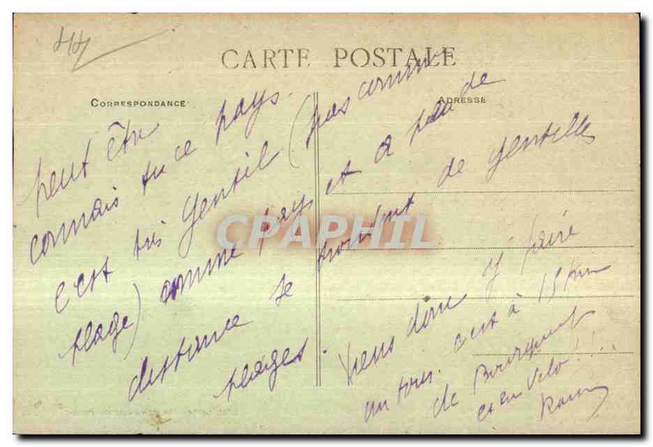 CPA Pornic (L Inf) Vue d ensemble du Chateau — Rückseite