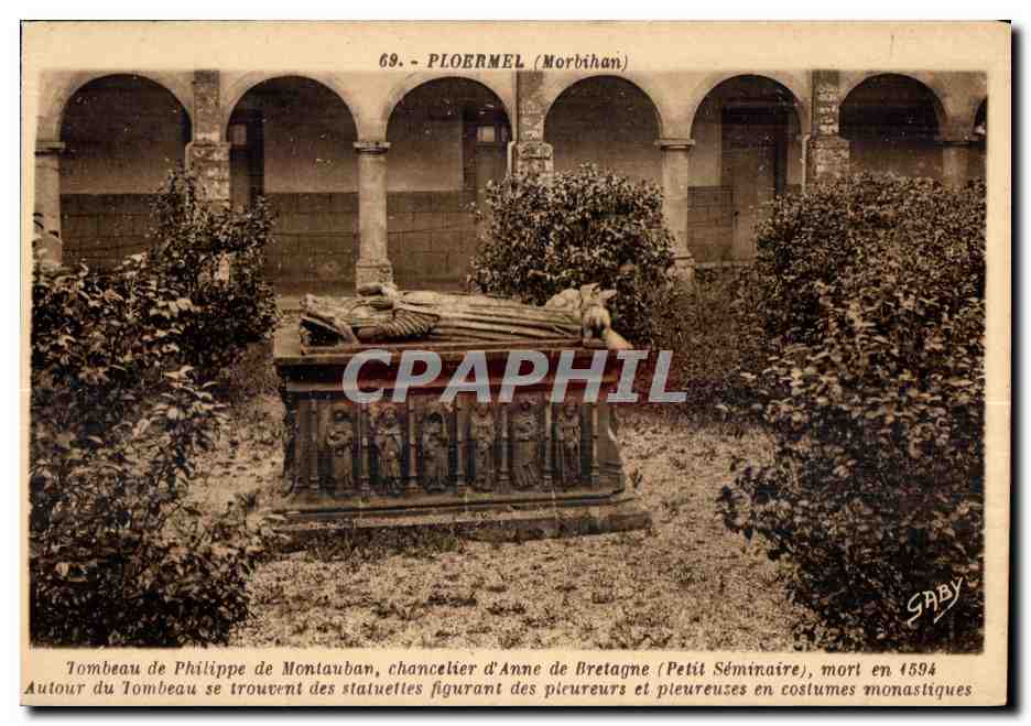 Tombeau de Philippe de Montauban — Ploermel (Morbihan) — Gaby, n°69