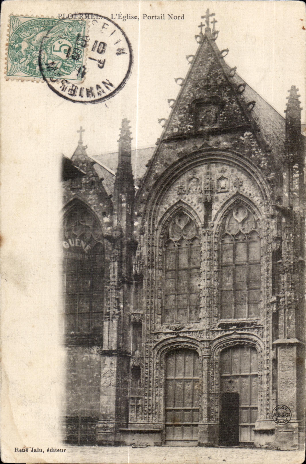 Ploërmel - L'Église, Portail Nord — Raoué Jalou, éditeur