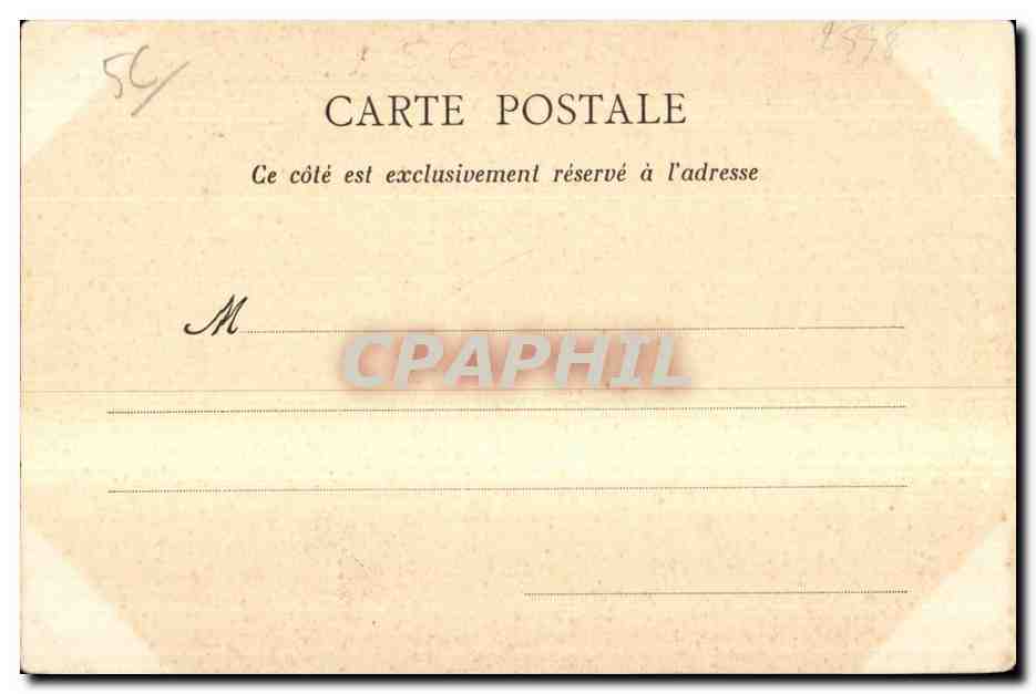 CPA Pontivy Cour d honneur du chateau de Rohan — Rückseite