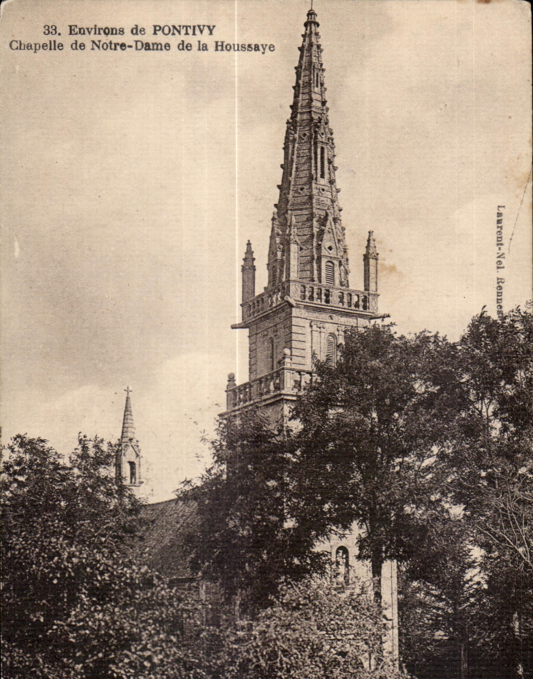 Chapelle de Notre-Dame de la Houssaye — Environs de Pontivy — Laurent-Nel, Rennes