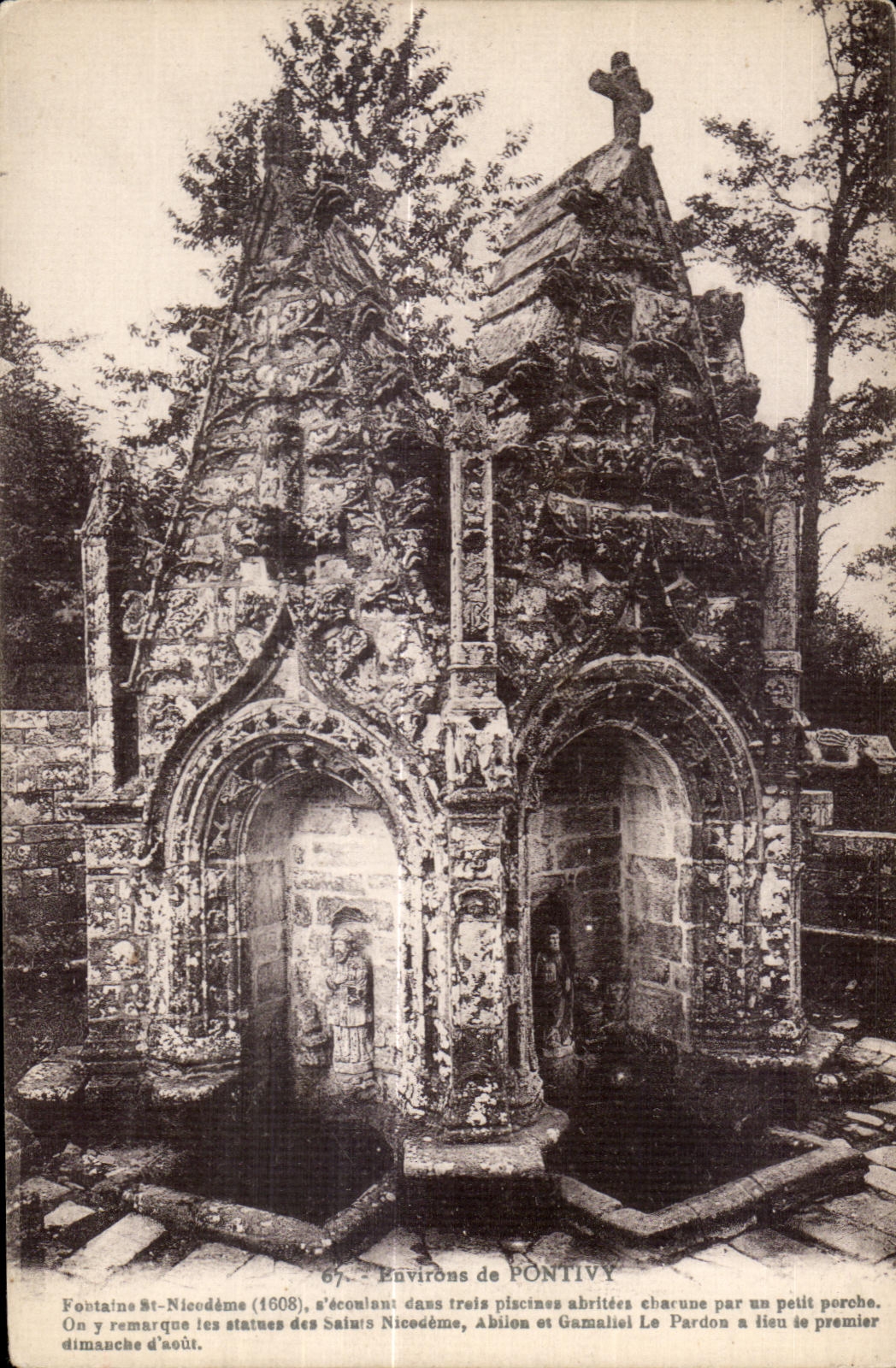 Fontaine Saint-Nicodème (1608) — Environs de Pontivy — Laurent-Nel, Néaues