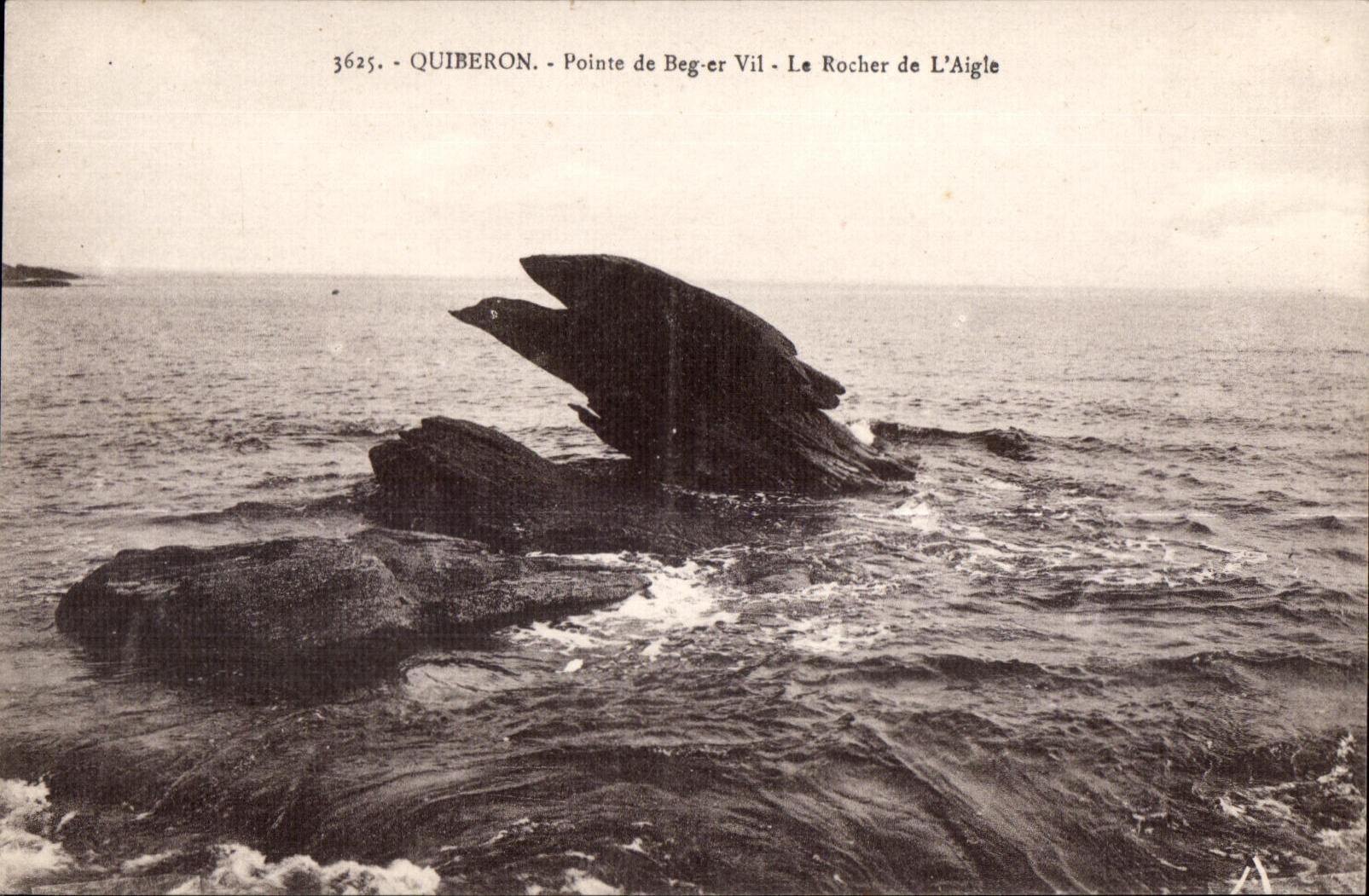 Quiberon - Pointe de Beg-er Vil - Le Rocher de L'Aigle