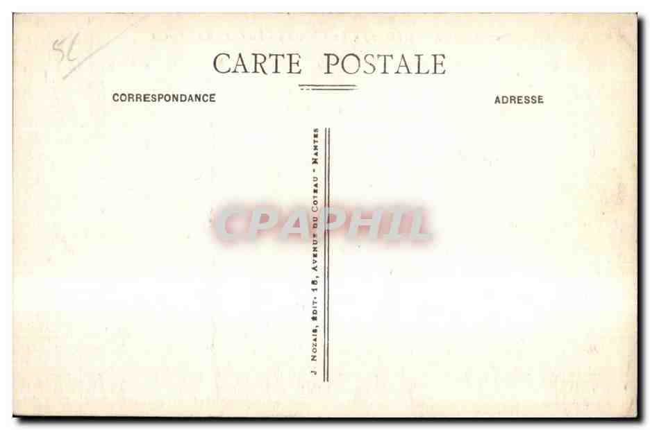 CPA Rochefort en Terre (Morbihan) Le Chateau La Cour d Honneur — Rückseite